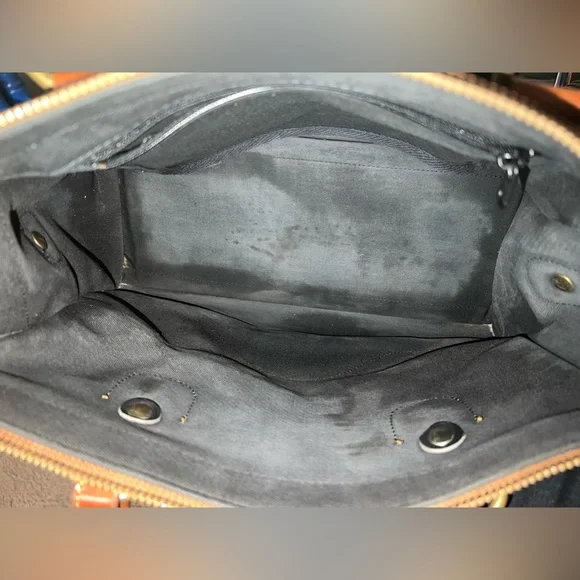 Ghurka Brown Leather Handbag. READ DESCRIPTION - Picture 10 of 11